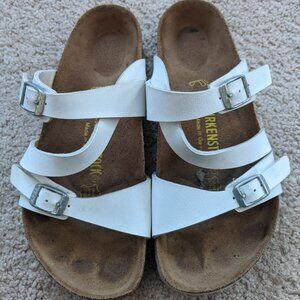 Birkenstock White Salina Sandals Size 36